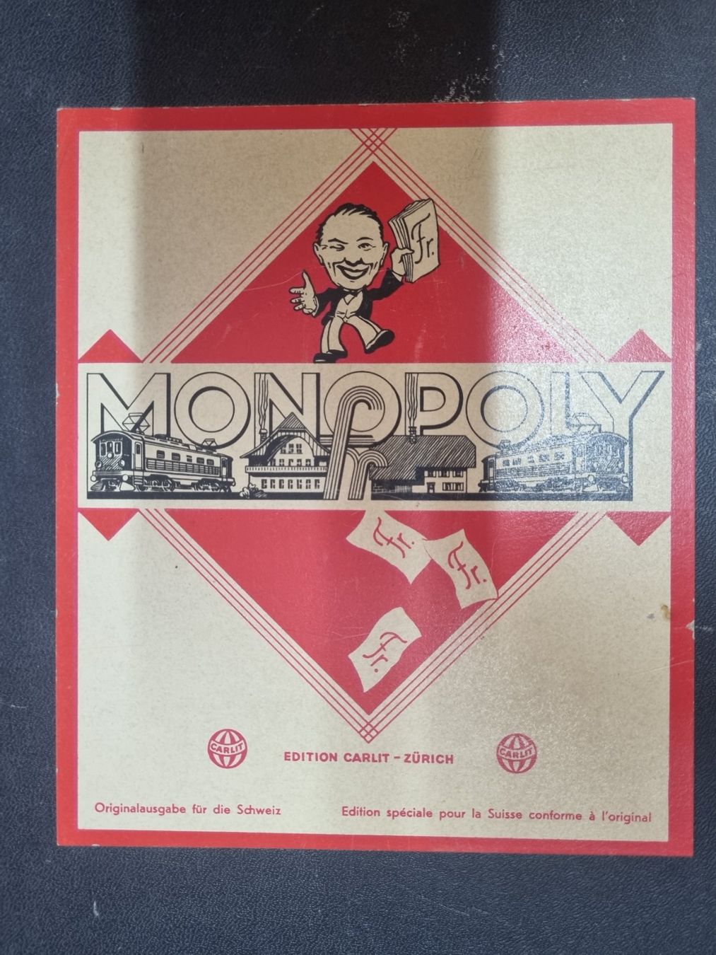 Franz Carl Weber Giochi: **Monopoly Edition Carlit Zürich, Vintage** – Usato da Männedorf venduto da Spezial-Modelle