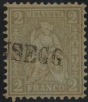 CH - Sitz. Helvetia - Zst. Nr. 30 - Stabst. Spisegg AI