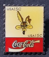 BB691 - Pin Coca Cola Looney Tunes Comic Figur  Wile Coyotes