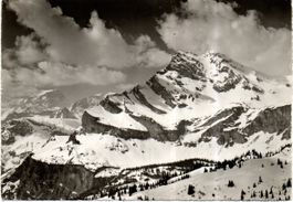 AK BRAUNWALD TÖDI MIT ORTSTOCK - SCHNEE