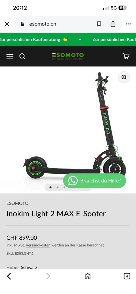 Kickboard: E Trottinett – Usato da Schachen LU venduto da Pelendura 7