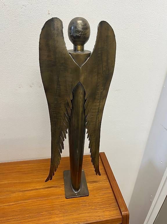 Statuette: Jolie statuette d'ange signée – Usato da Les Acacias venduto da kim_2dxt 2