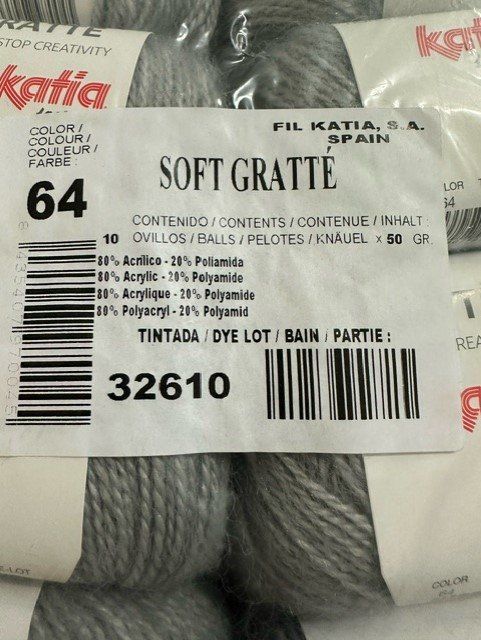 Lana: 10 X WOLLE KATIA SOFT GRATTE – Nuovo (secondo la descrizione) da Ostermundigen venduto da wini63 2
