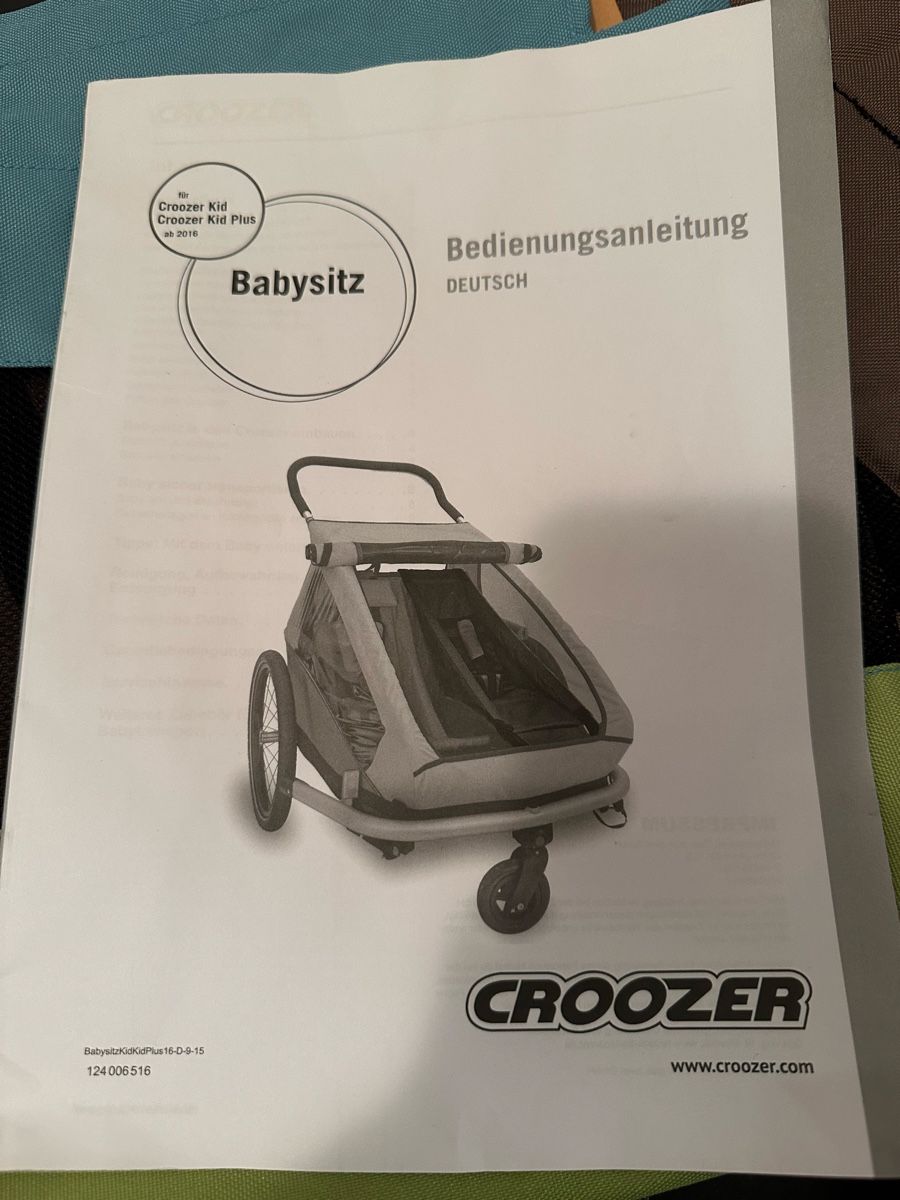 Croozer Ersatzteile: Babysitz Croozer Veloanhänger – Gebraucht aus Frauenfeld von Bimbo81 3