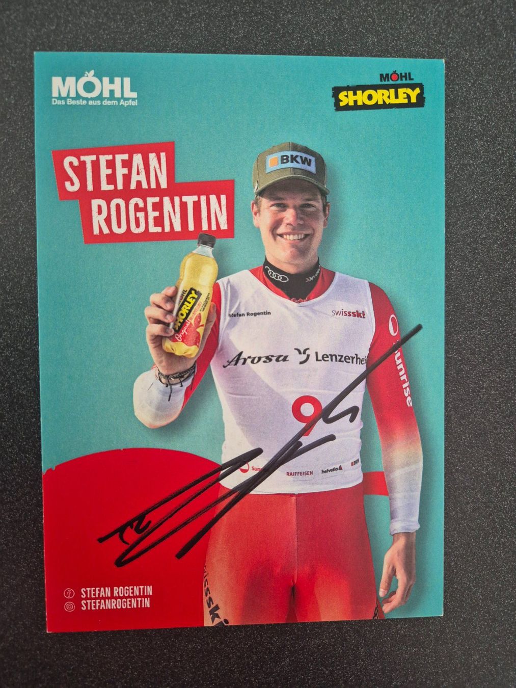 Autografi: Autogrammkarte Stefan Rogentin Originalunterschrift – Nuovo (secondo la descrizione) da Eglisau venduto da nicij79