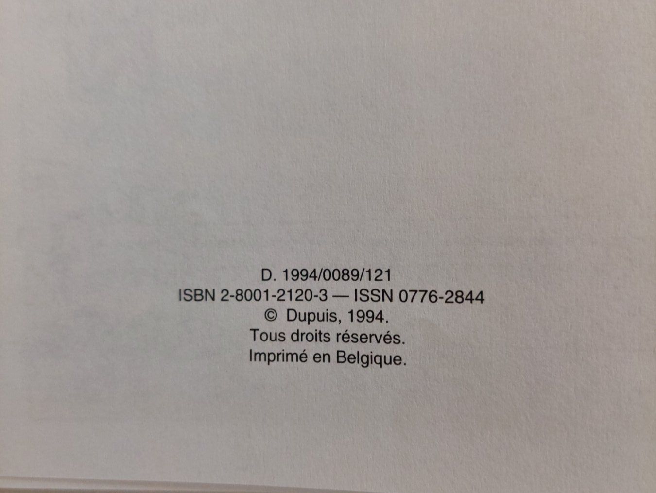 Fumetti: Le Petit Spirou T.5 Merci Qui ? EO 1994 TBE – Usato da Genève venduto da Blu_BD 3