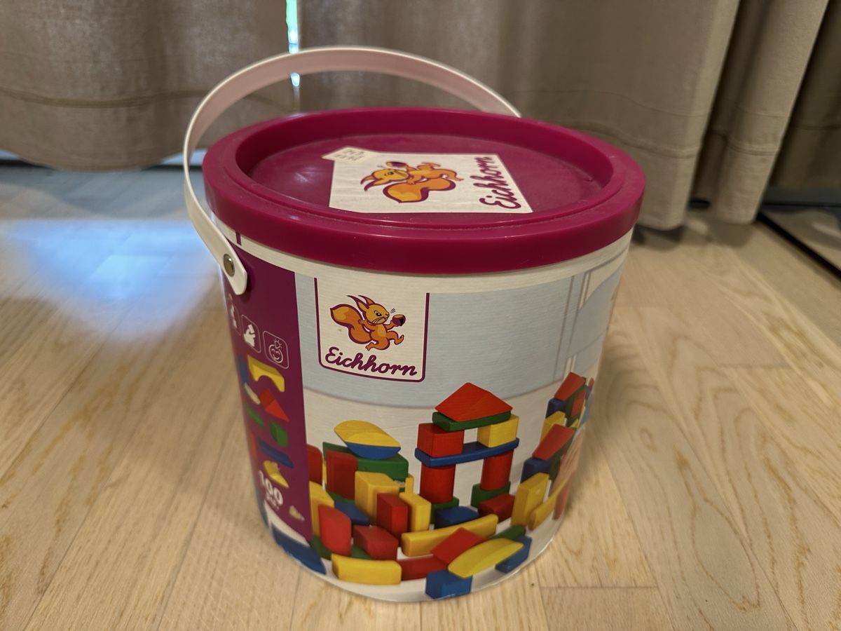 Eichhorn Giocattoli: Holzbausteine Einhorn (aus Buche) – Usato da Dübendorf venduto da nat_h9wg 1