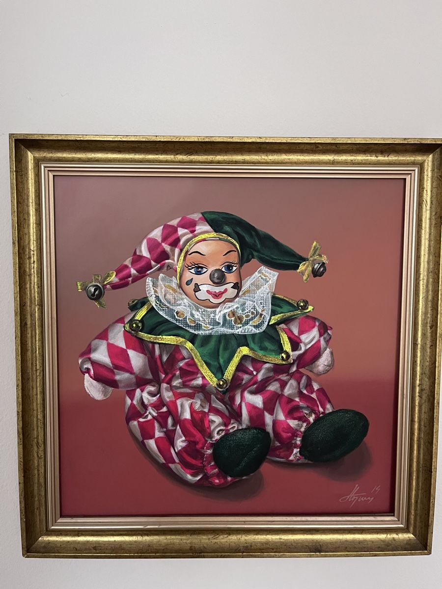 Dipinti: Öl Bild, Harlekin/ Clown, Dorel Topan – Nuovo (secondo la descrizione) da Zürich venduto da dmhzrh 1