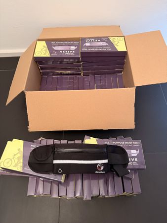 Lot mit 52 Stück neuer Adventure Bauchtasche/Hüfttasche 
