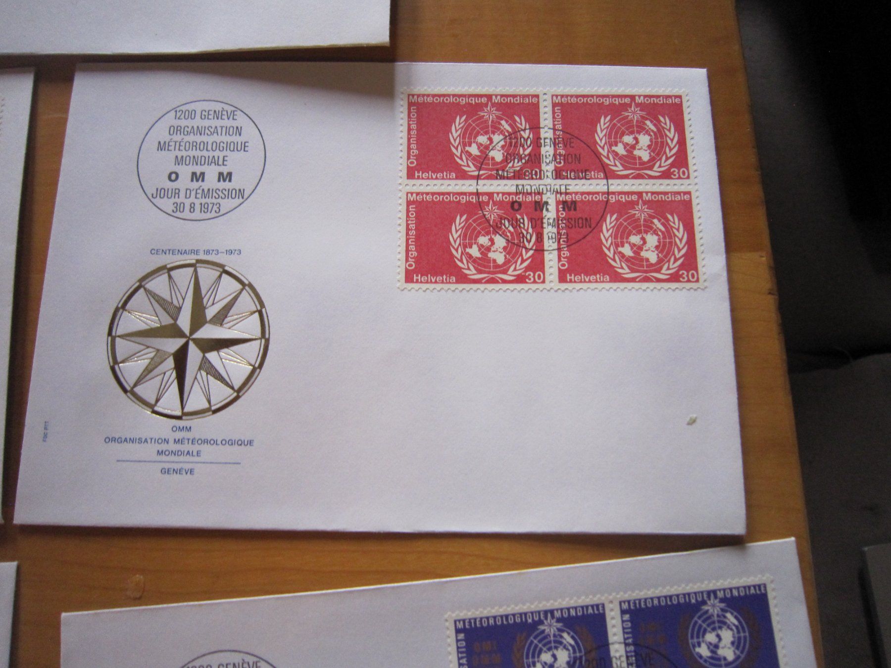 Tutti i francobolli: GA 1973 FDC Serie Einzeln und 4er – Usato da Gordola venduto da Polentaefung 2