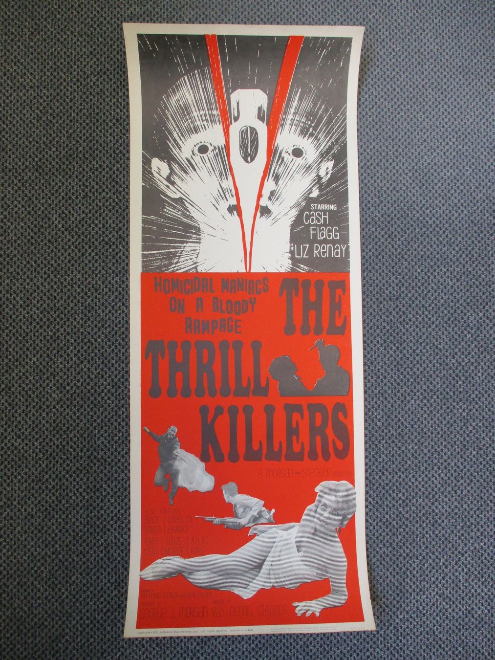 Foto & Immagini: THE THRILL KILLERS 1964 ORIGINAL U.S. INSERT FILM POSTER – Usato da Zürich venduto da edi_9xtw