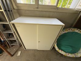 Schrank Schiebetür weiss Sedus gebraucht