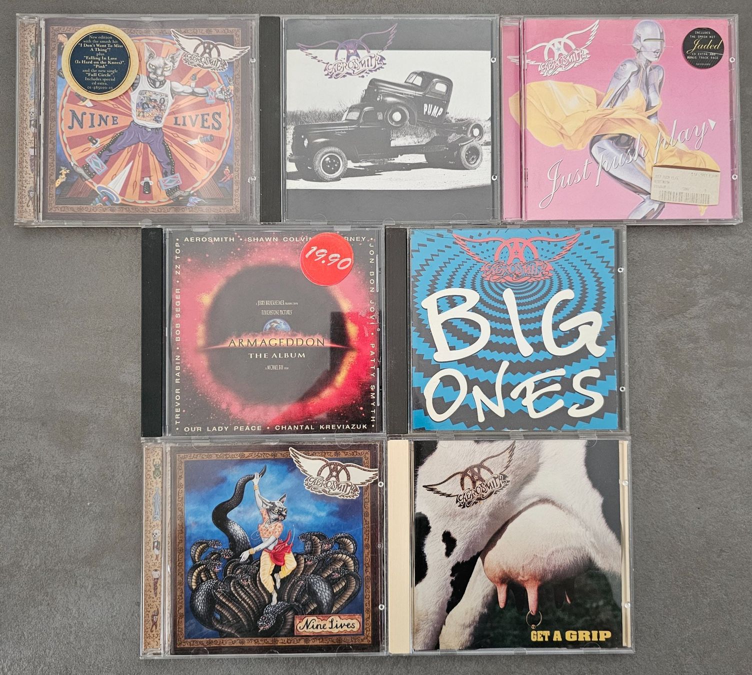 CD: Aerosmith CD's – Usato da Unterkulm venduto da Chaplyn2018