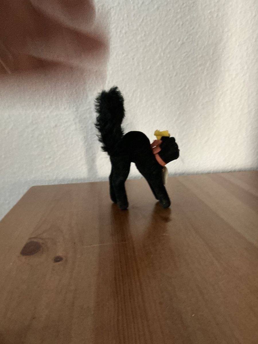 Steiff Giocattoli: Steiff schwarze Kater Nr.7408 – Usato da Basel venduto da S.Wehrli72 1