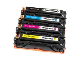 Kompatibler HP-Toner – CB540A / CB541A (Alle 4 Farben)