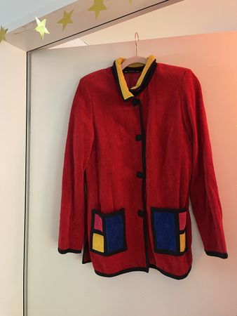 Rote Jacke von Unica Fashion, vintage – Blickfang