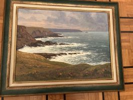 Olivier Sery, peinture à l’huile, pointe de toulinguet