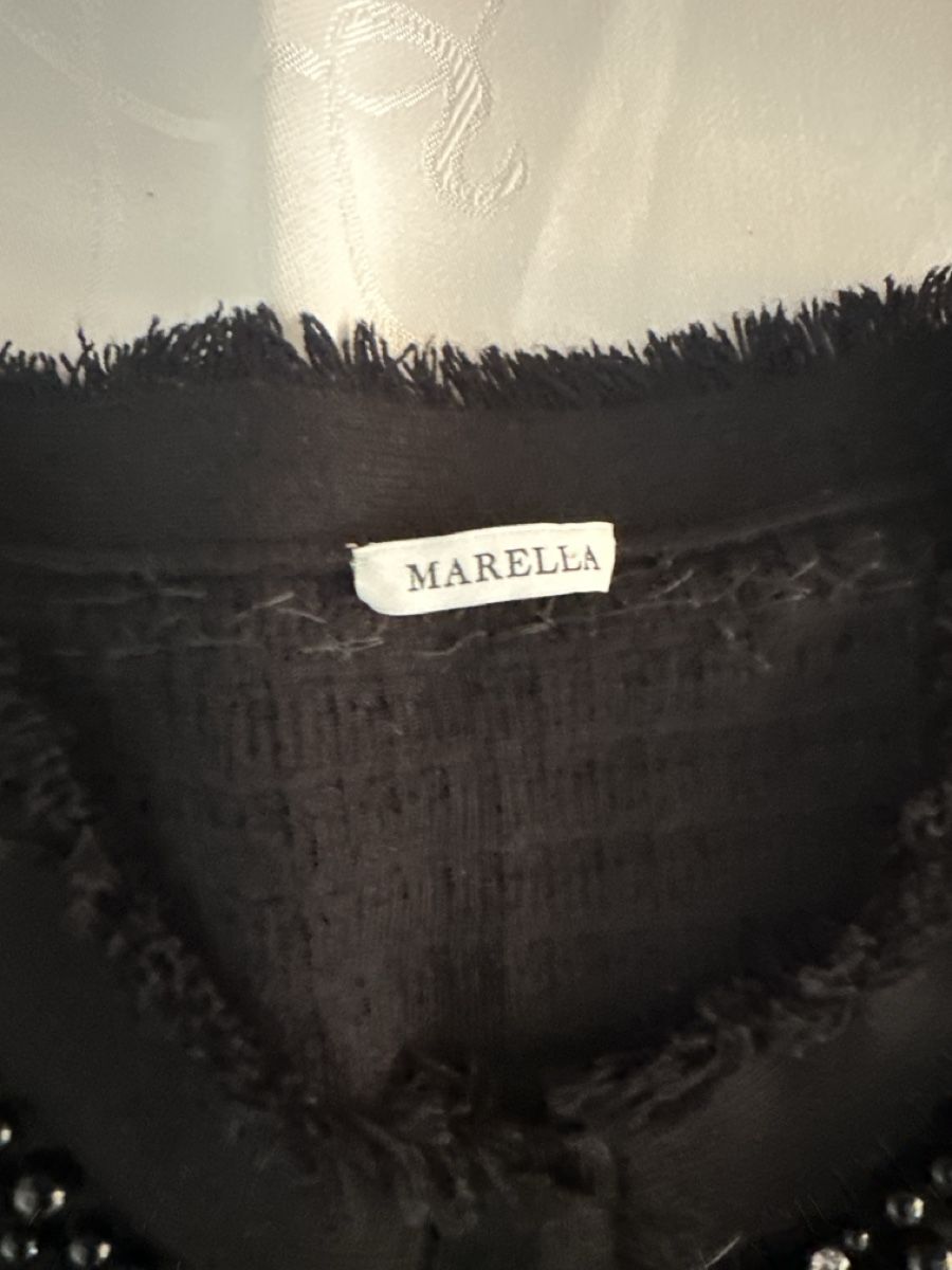 Marella Giacche: Marella Damen Strickjacke schwarz Grösse L mit Perlen – Nuovo (secondo la descrizione) da Niederglatt ZH venduto da Laurita1972 1