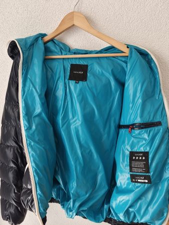 Duvetica Daunenjacke Herren Grösse 52 schwarz/türkis blau