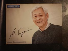 Amorn Surangkanjanakai - Lindenstrasse - sig. Autogrammkarte