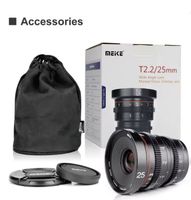 Meike 25 mm T2.2 Ciné Objektiv MFT - neuwertig