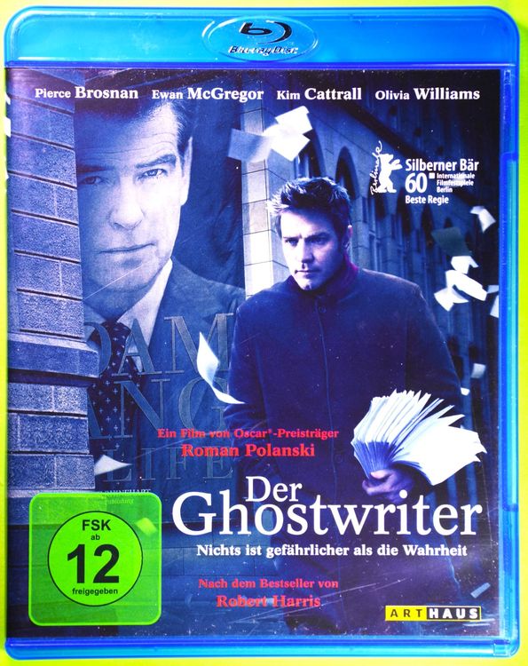 Der Ghostwriter Blu-Ray - Version Import - Film Thriller Politique