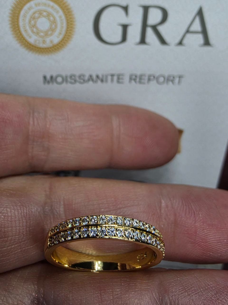 Anelli: Bague argent avec diamants de moissanite certifiés GRA – Nuovo e nell'imballaggio originale da Reconvilier venduto da Tsma67 8