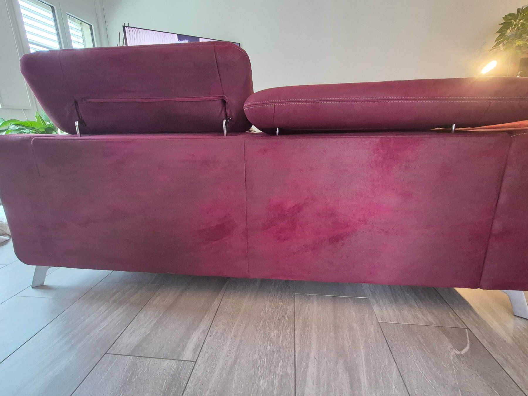 Conforama Divani: Sofa - 3 Teile - mit Kopfstützen – Usato da Lufingen venduto da mickymouse03 2
