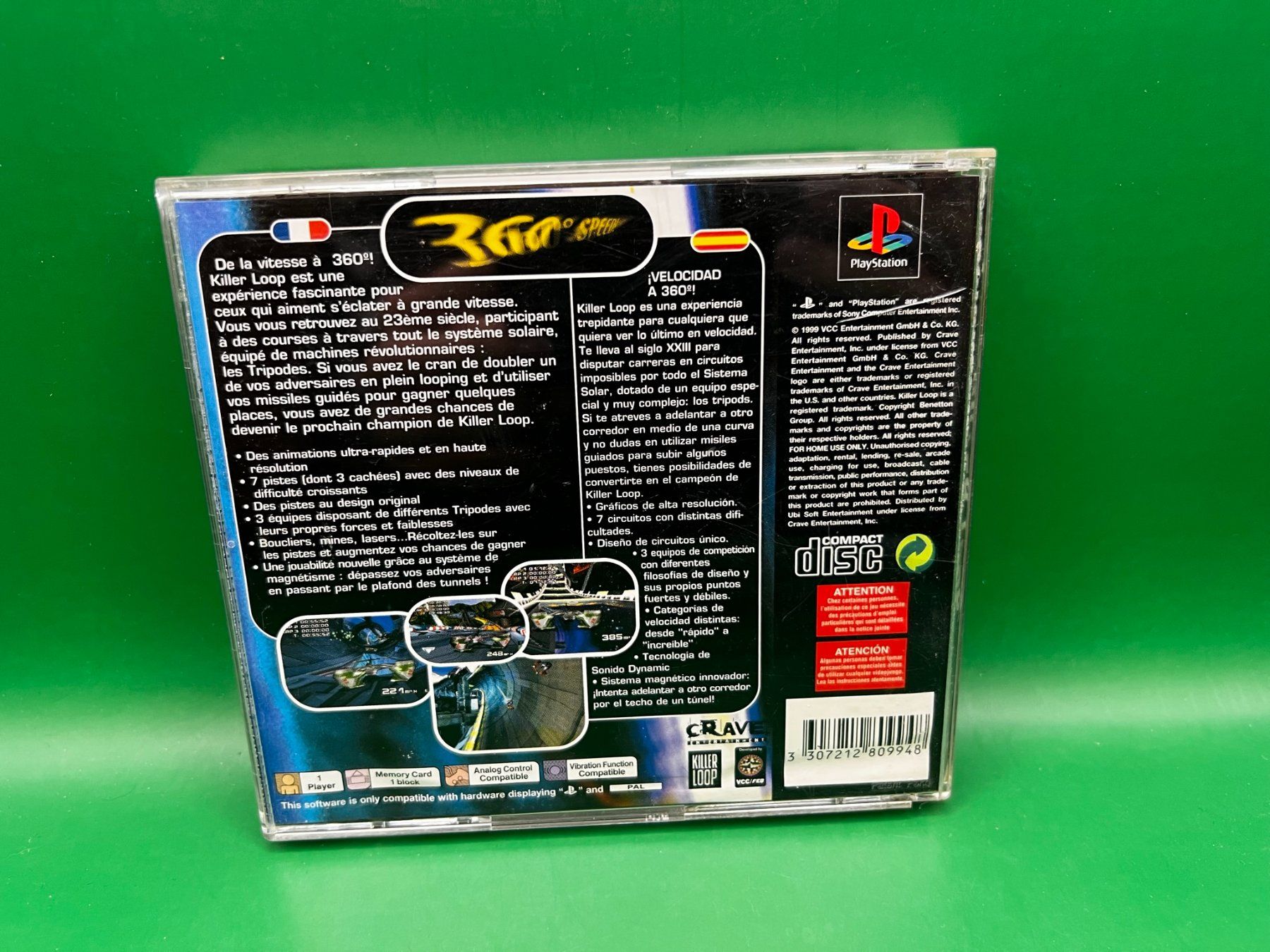 Giochi: Killer Loop (Französisch) - Playstation 1 – Usato da Frauenfeld venduto da bigauditor 1