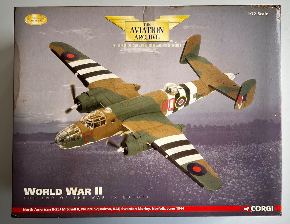 Corgi AA35304 B-25 Mitchell RAF No.226 limitiert/nummeriert (Neu und ...