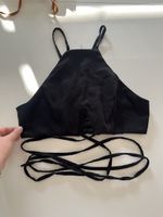 Schickes Neckholder Top in Schwarz, Grösse S - Sommer