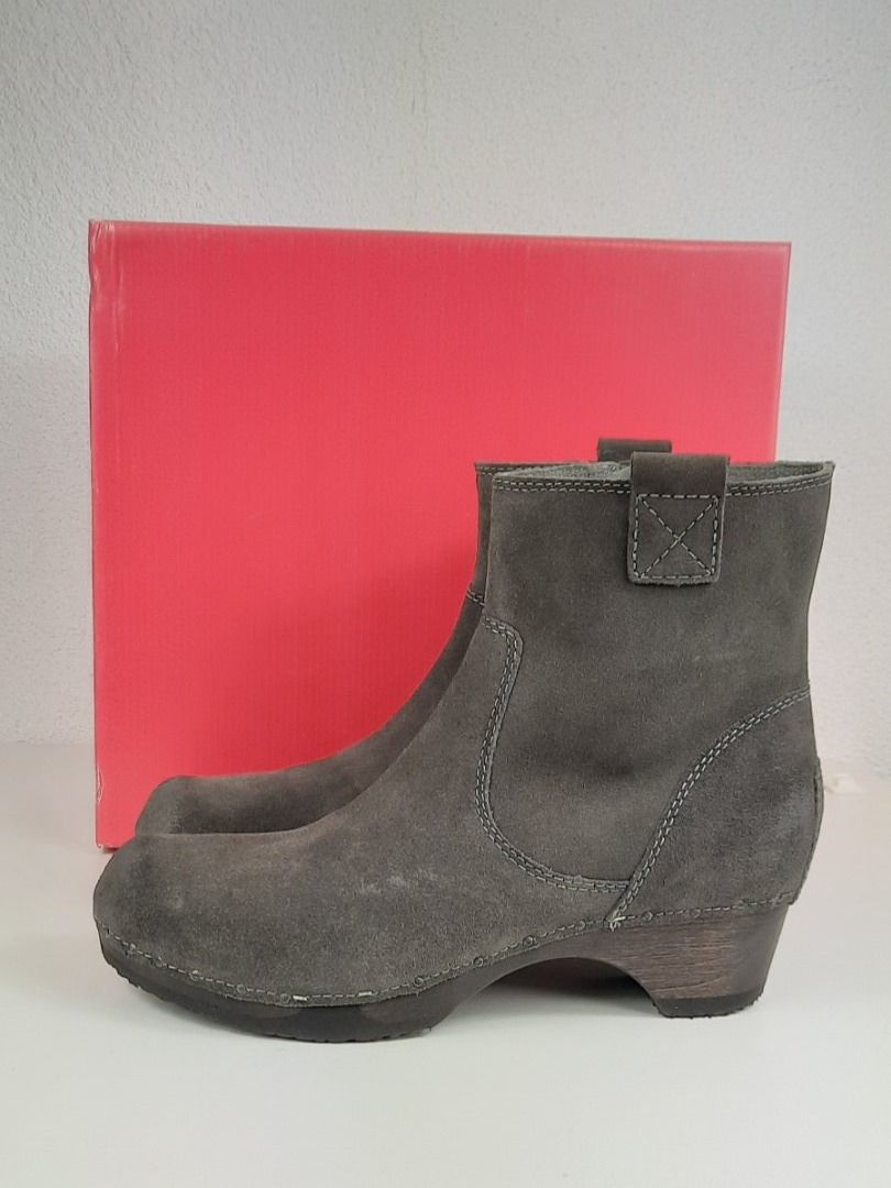 Softclox Damenschuhe: SOFTCLOX XANDRA robuste Velours Stiefeletten granit Gr. 40 – Neu und originalverpackt aus Seuzach von VT-Collections1 1