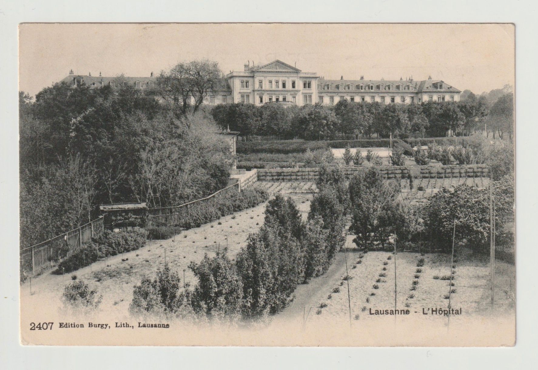 Cartoline postali: Lausanne - L'Hôpital – Usato da Lausanne venduto da PL22neufx