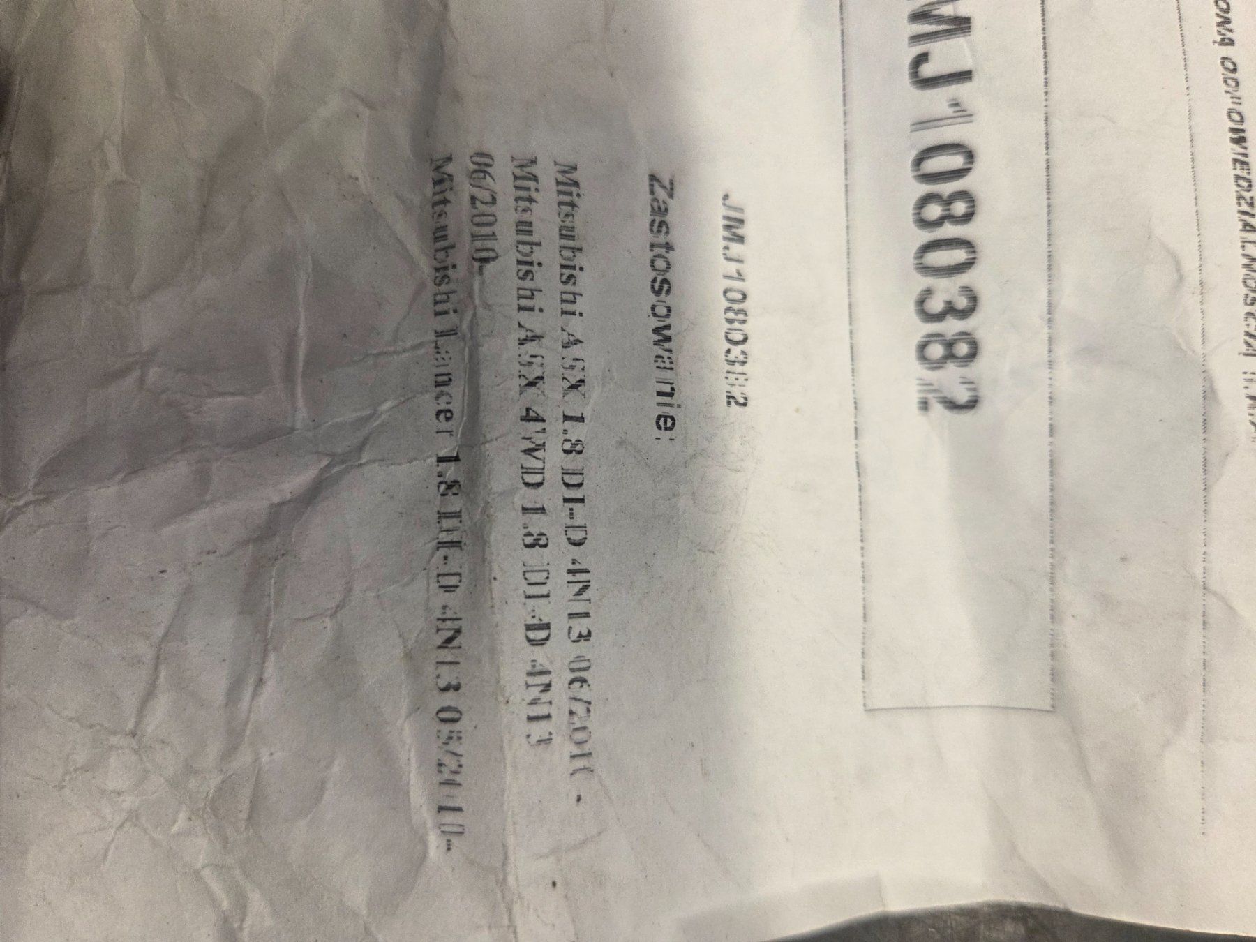 Mitsubishi Tutti pezzi di ricambio auto: Filtre a particules mitsubishi 1.8 DI-D – Nuovo (secondo la descrizione) da Conthey venduto da greenday85 7