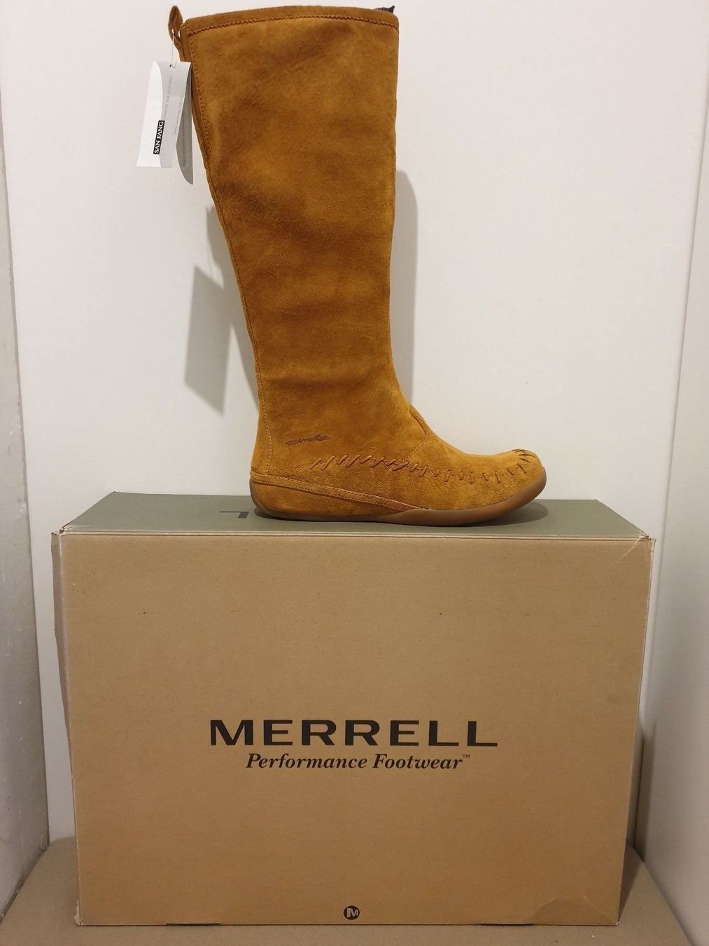 Merrell Scarpe da donna: MERRELL BLAZING STAR OAK TAN 38.5 – Nuovo e nell'imballaggio originale da Zürich venduto da LIQUIDATOR.CP