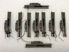 Fleischmann 9112 N: 1x elektr. Entkupplungsgleis L = 111 mm