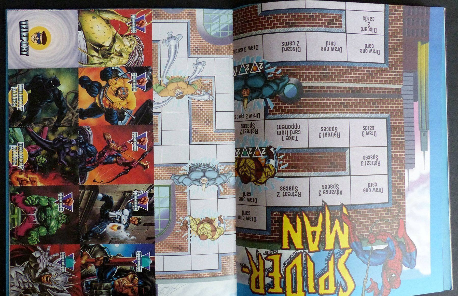 Jeux: SPIDER-MAN PULL-OUT BOARD GAME & COMIC ENGLISH MARVEL 1996 – Neuf (Voir description) à Lugano par YouWantUS 6