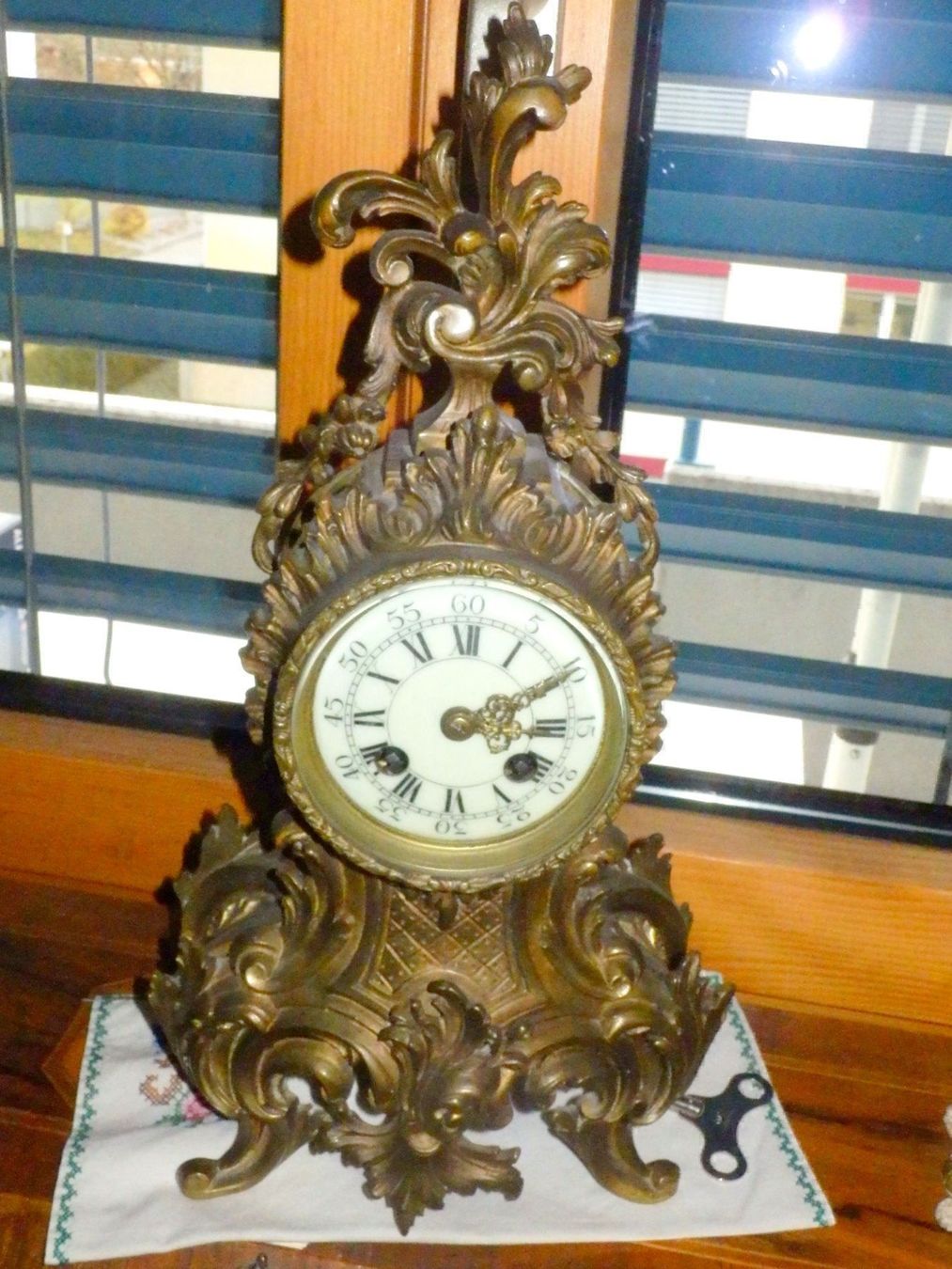 Orologi da terra & Orologi da parete: Cheminée / Kaminuhr mit 2 Kerzenständer – Usato da Ueberstorf venduto da dinbau 1