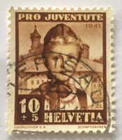 PRO JUVENTUTE  BRIEFMARKEN GESTEMPELT   