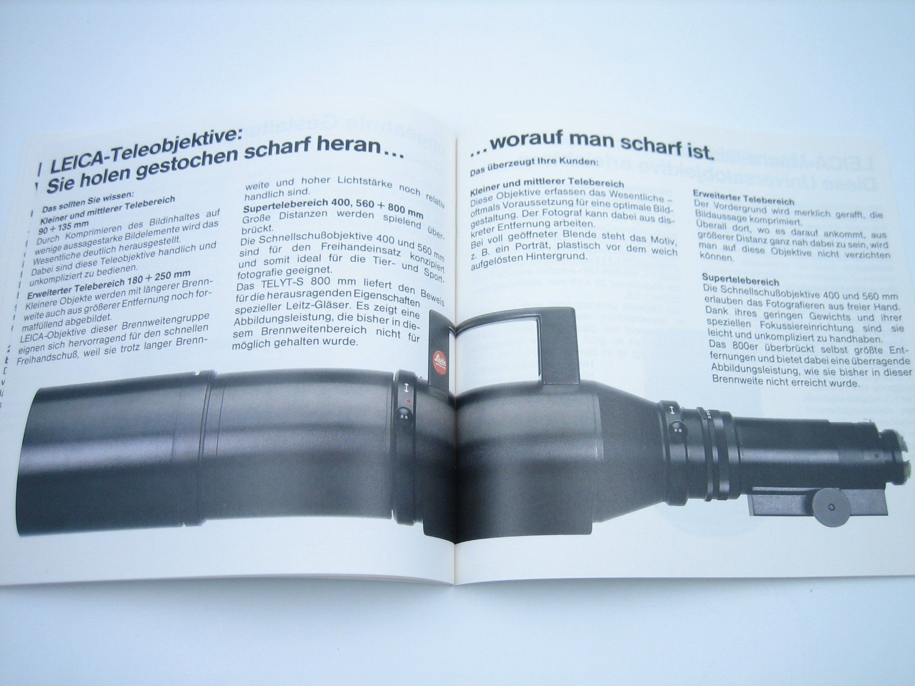 Leica Documenti: Leica R-Objektive alter Prospekt/Katalog – Usato da Zürich venduto da Tomi118 5