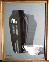 E. WENZEL, STilleben mit Keramik