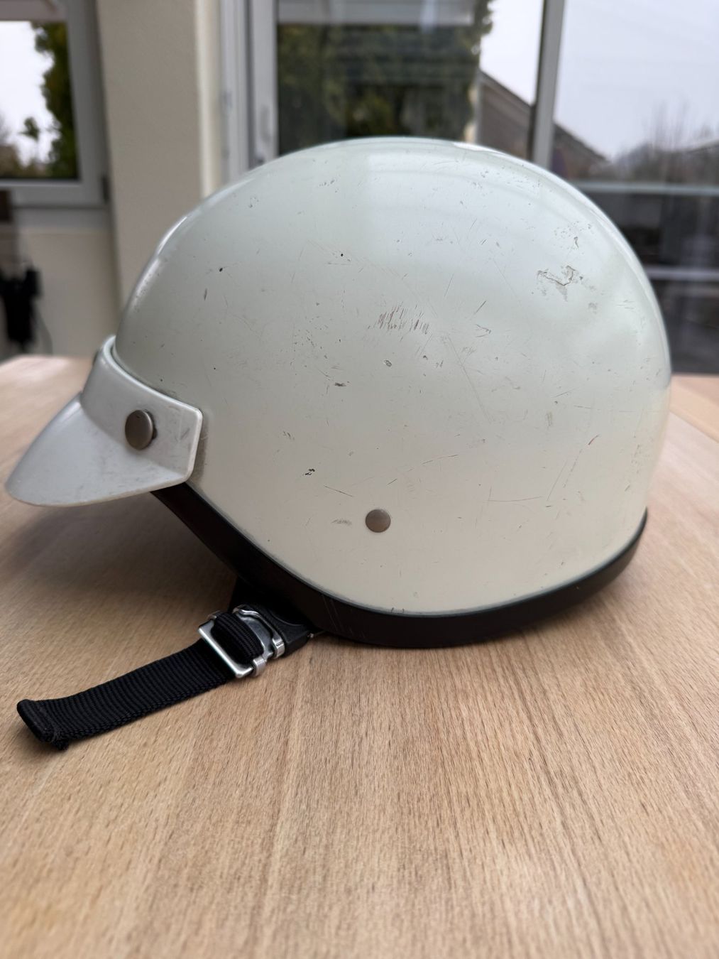 Shoei Helme & Visiere: Motorradhelm aus den 70er Jahren – Gebraucht aus Laufen von winterbirne