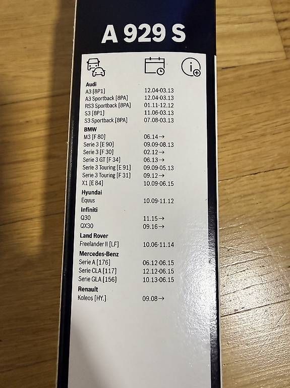 Alle Autoersatzteile: Bosch Scheibenwischer Set  – Gebraucht aus Regensdorf von arm_2cb9 1