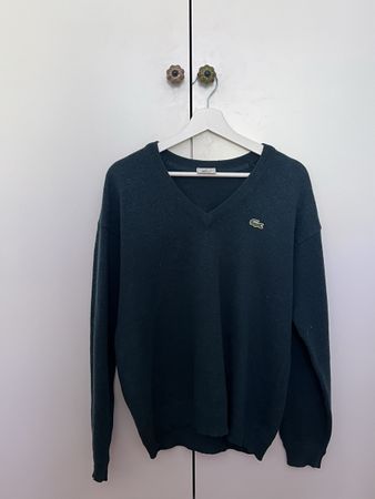 pull lacoste, taille M, laine