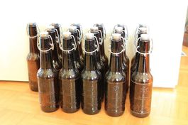 16x Glasflaschen Bügelverschluss – Bier/Kombucha