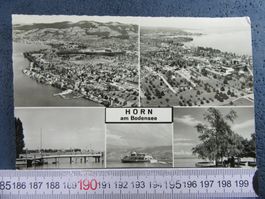 HORN AM BODENSEE TG AK LUFTAUFNAHMEN ECHTER FOTODRUCK