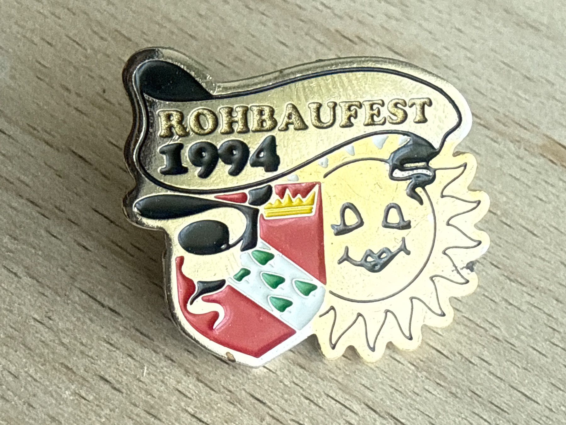Placchette & Badge: Pin Rohbaufest 1994 – Usato da Glattbrugg venduto da Schweigmatt
