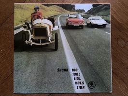 SKODA 100 & 110 Prospekt MOTOKOV 1975 1976 ungarisch Magyar