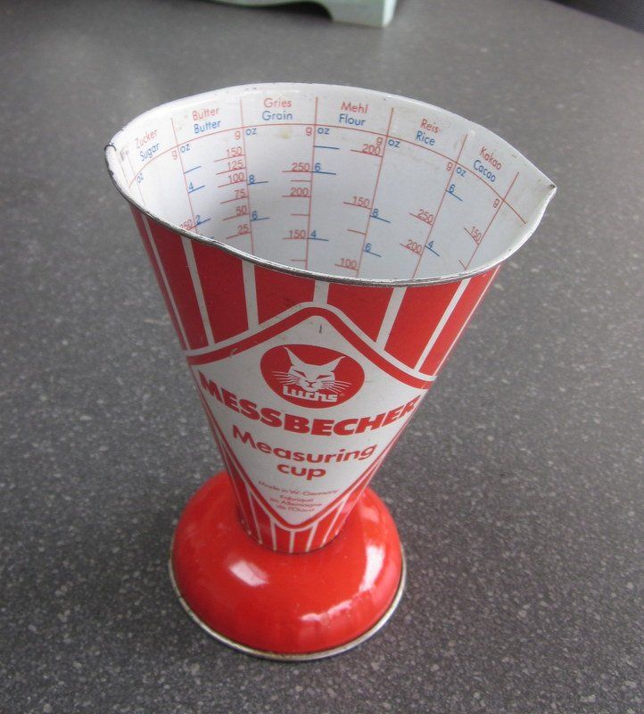 Misurare: Mid Century LUCHS Messbecher, Measuring cup 50/60er – Usato da Bischofszell venduto da raika 7