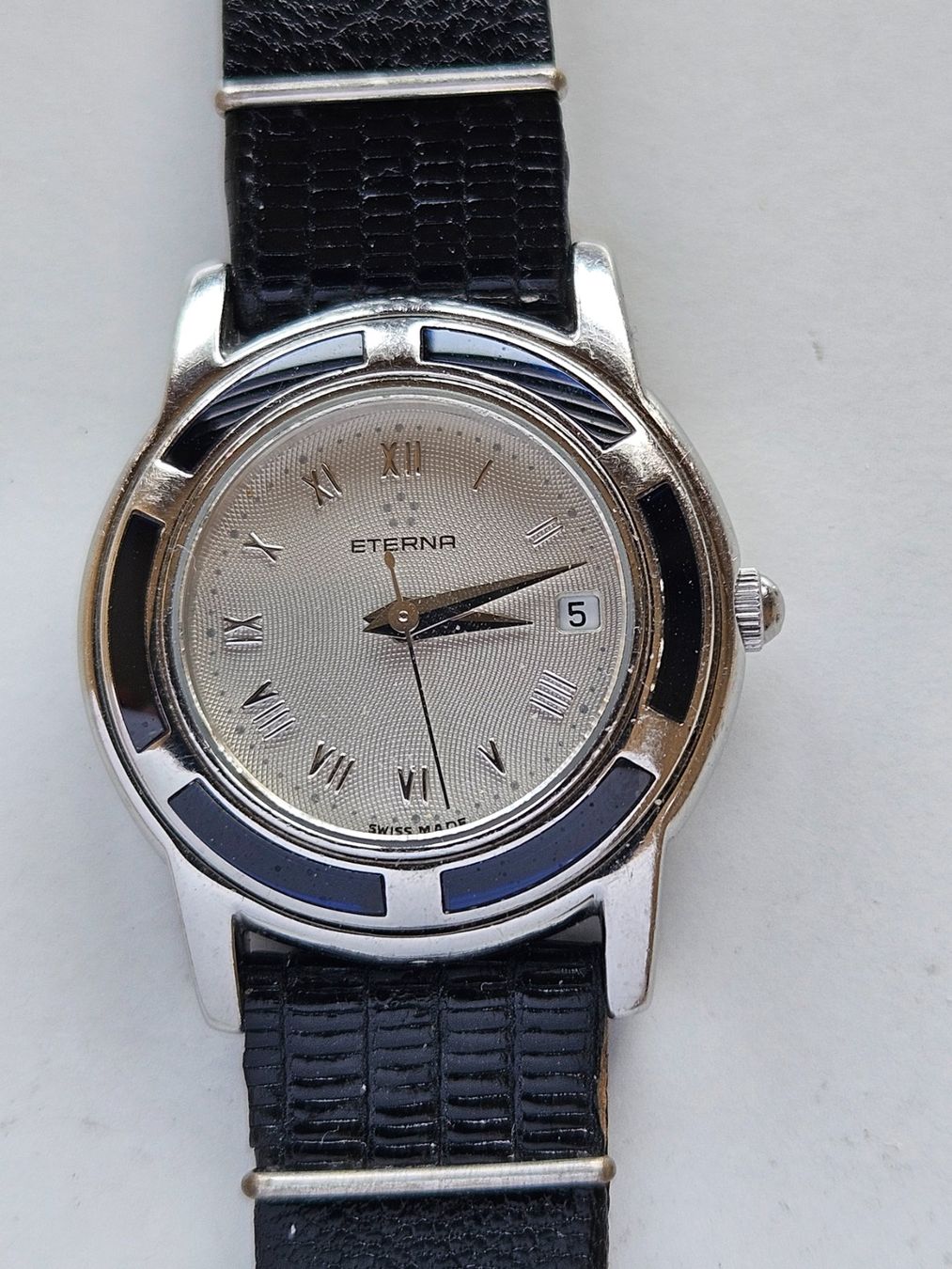 Eterna Orologi: 517 Eterna Date Damenuhr – Usato da Berikon venduto da mmm21